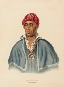 QUA-TA-WA-PLA. Un capo SHAWANOE da Storia delle tribù indiane del Nord America