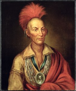 Ritratto di Black Hawk (1767-1838) di Homer Henderson c.1870