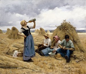Il pranzo dei mietitori da Charles Bousquet