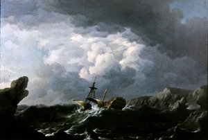 Il naufragio della HMS Lichfield al largo della costa del Marocco, 29 novembre 1758