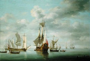 Navi da guerra calme da Charles Brooking