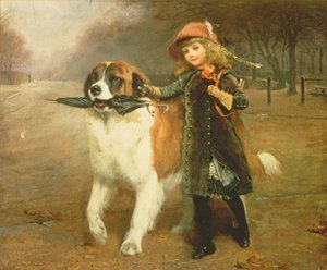 A scuola, 1883 da Charles Burton