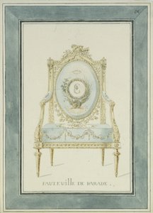 Progetto del trono per il Palazzo di Caterina a Tsarskoye Selo, 1780s da Charles Cameron