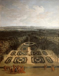 Passeggiata di Luigi XIV nei Giardini del Grand Trianon da Charles Chastelain