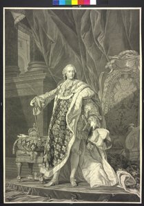 Re di Francia Luigi XV da Charles Clément Bervic