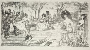 La chitarrista da Charles Edward Conder