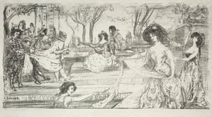 La chitarrista da Charles Edward Conder