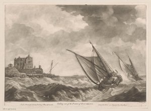 Barche a vela che partono dal porto di Vlissingen (Partenza dal porto di Flushing) da Charles Corbutt