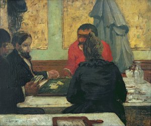 Giocatori di carte, 1883 da Charles Cottet