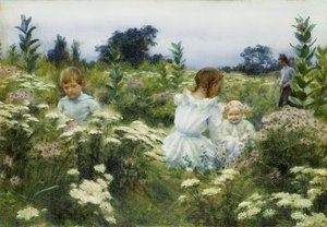 Tra i Fiori Selvatici da Charles Courtney Curran