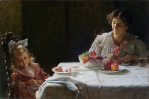 Colazione per tre 1909 da Charles Courtney Curran