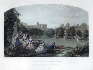 Un Mezzogiorno Estivo: Hampton Court, XIX secolo