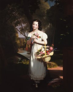 Bambina con fiori Amelia Palmer