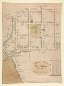 Piano della città di New Haven da Charles Currier