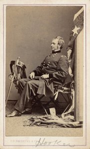 Il generale Joseph Hooker, c. 1865 (foto) da Charles D. Fredricks