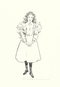 Una piccola ragazza americana da Charles Dana Gibson
