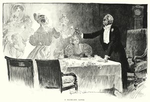 Cena di uno scapolo da Charles Dana Gibson