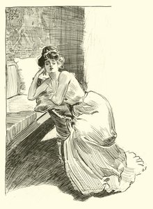 Illustrazione per La scala sociale da Charles Dana Gibson