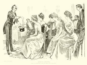 Illustrazione per La scala sociale da Charles Dana Gibson