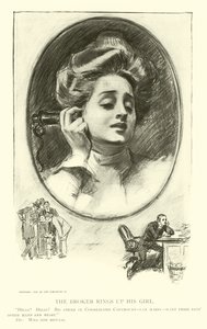 Illustrazione per La scala sociale da Charles Dana Gibson
