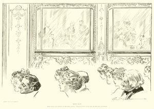 Illustrazione per La scala sociale da Charles Dana Gibson