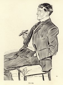 Phil May, ritratto da Charles Dana Gibson