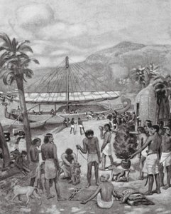 Commercio antico in Egitto da Charles Daniel Ward