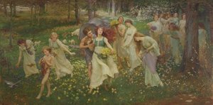 Il progresso della primavera da Charles Daniel Ward