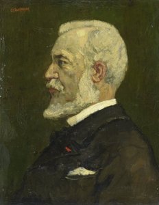 Johannes Bosboom (1817-91), pittore da Charles Dankmeijer (signed by artist)