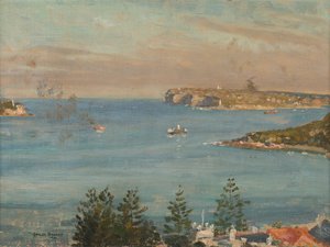 Guardando verso Sydney Heads dal nord della città da Charles David Jones Bryant