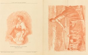 La Meule; Jeune premier! [recto] da Charles Decaux after John Lewis Brown