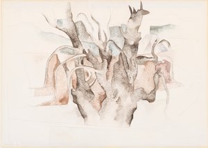 Bermuda - Alberi, 1917 da Charles Demuth