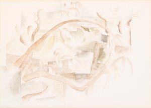Bermuda: Tetti tra gli alberi da Charles Demuth