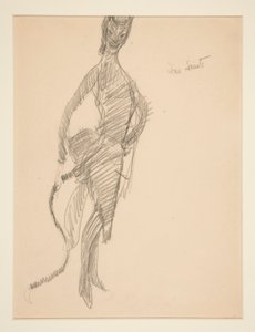 Disegno di costume: Diavolo come signora da Charles Demuth