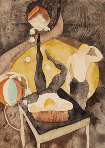 Nel vaudeville: due acrobati-giocolieri da Charles Demuth