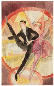 Nel vaudeville: due ballerini