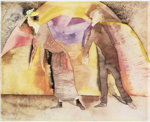 Vaudeville - Donna e uomo sul palco, 1917 da Charles Demuth