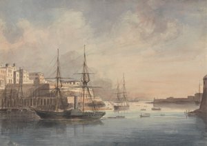 Vista di Malta da Charles Dyce