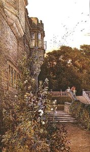 Sulla terrazza, Haddon Hall da Charles Earle
