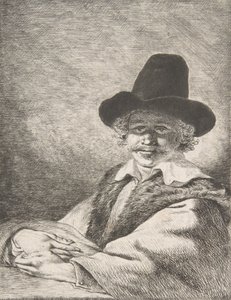 Ritratto di uomo seduto con cappello, 1782