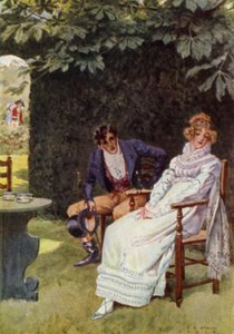 Illustrazione per The Amateur Gentleman di Jeffery Farnol da Charles Edmund (after) Brock