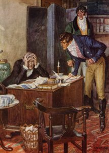 Illustrazione per The Amateur Gentleman di Jeffery Farnol da Charles Edmund (after) Brock