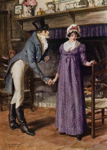 Illustrazione per The Amateur Gentleman di Jeffery Farnol da Charles Edmund (after) Brock