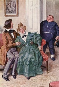 Illustrazione per Il Circolo Pickwick di Charles Dickens da Charles Edmund (after) Brock