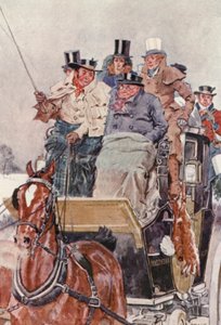 Illustrazione per Il Circolo Pickwick di Charles Dickens