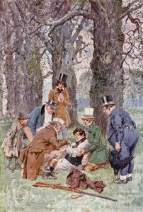 Illustrazione per Il Circolo Pickwick di Charles Dickens da Charles Edmund (after) Brock