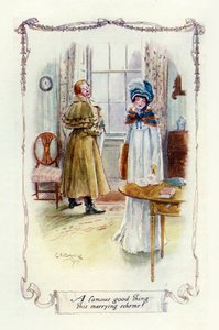 Una cosa famosa questo piano di matrimonio (illustrazione) da Charles Edmund Brock