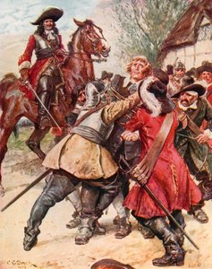 Prima che potessi pensare alla resistenza, robuste corde furono lanciate intorno a me da Charles Edmund Brock