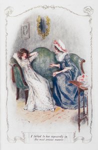 Ho parlato con lei ripetutamente nel modo più serio, illustrazione da 