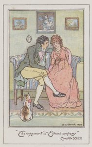 Illustrazione per Ragione e Sentimento di Jane Austen da Charles Edmund Brock